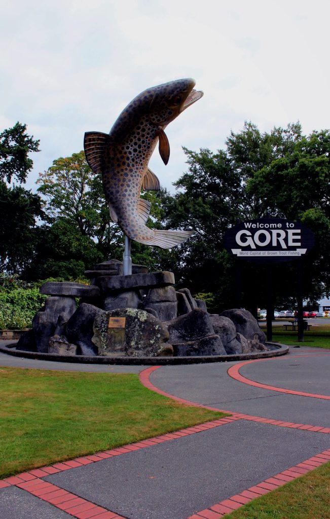 Trout Statue - Southland, New Zealand - Credit Great South