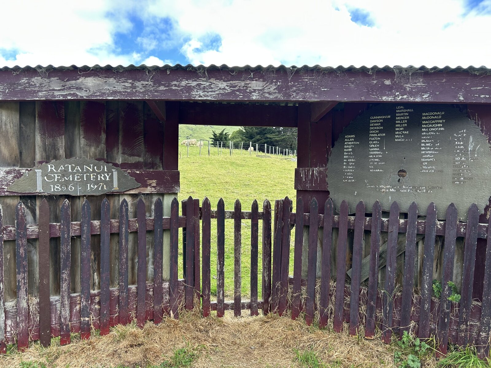 Beyond the graves